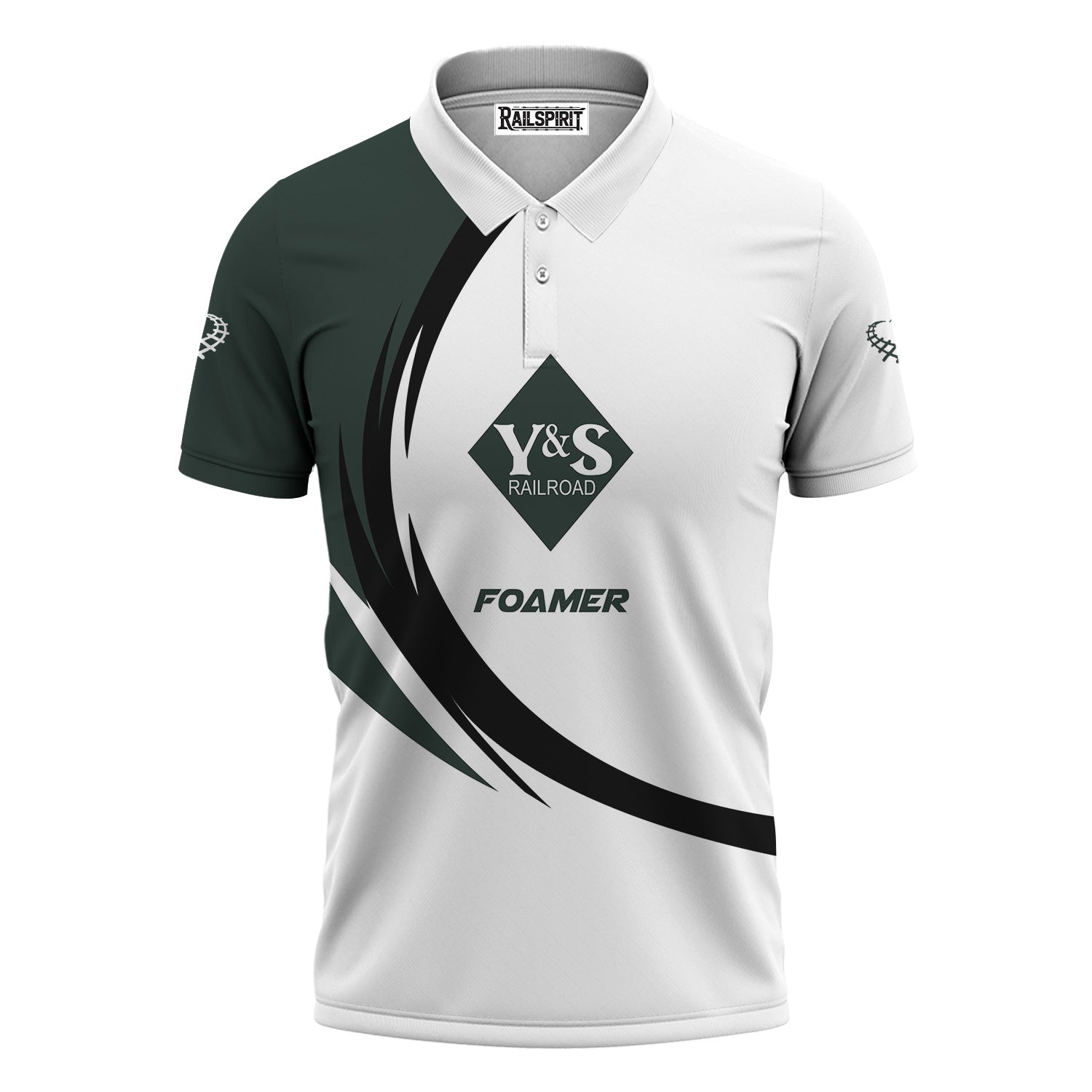 Railspirit Personalized Youngstown & Southern Railroad Polo Shirt Unique Graphic Style Shirt For Train Enthusiasts