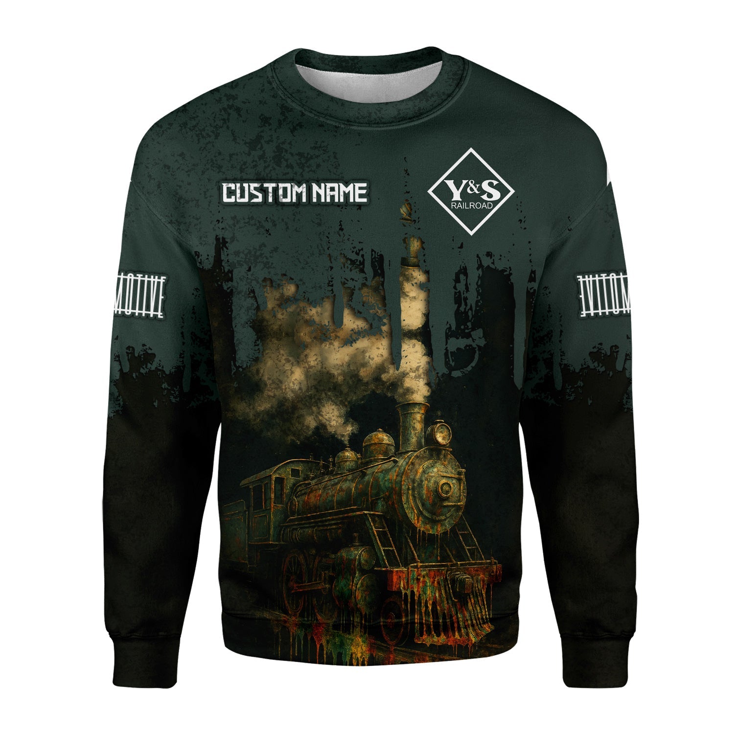 Railspirit Personalized Youngstown & Southern Railroad Sweatshirt Vintage Train Art Style Shirt For Locomotive Fans