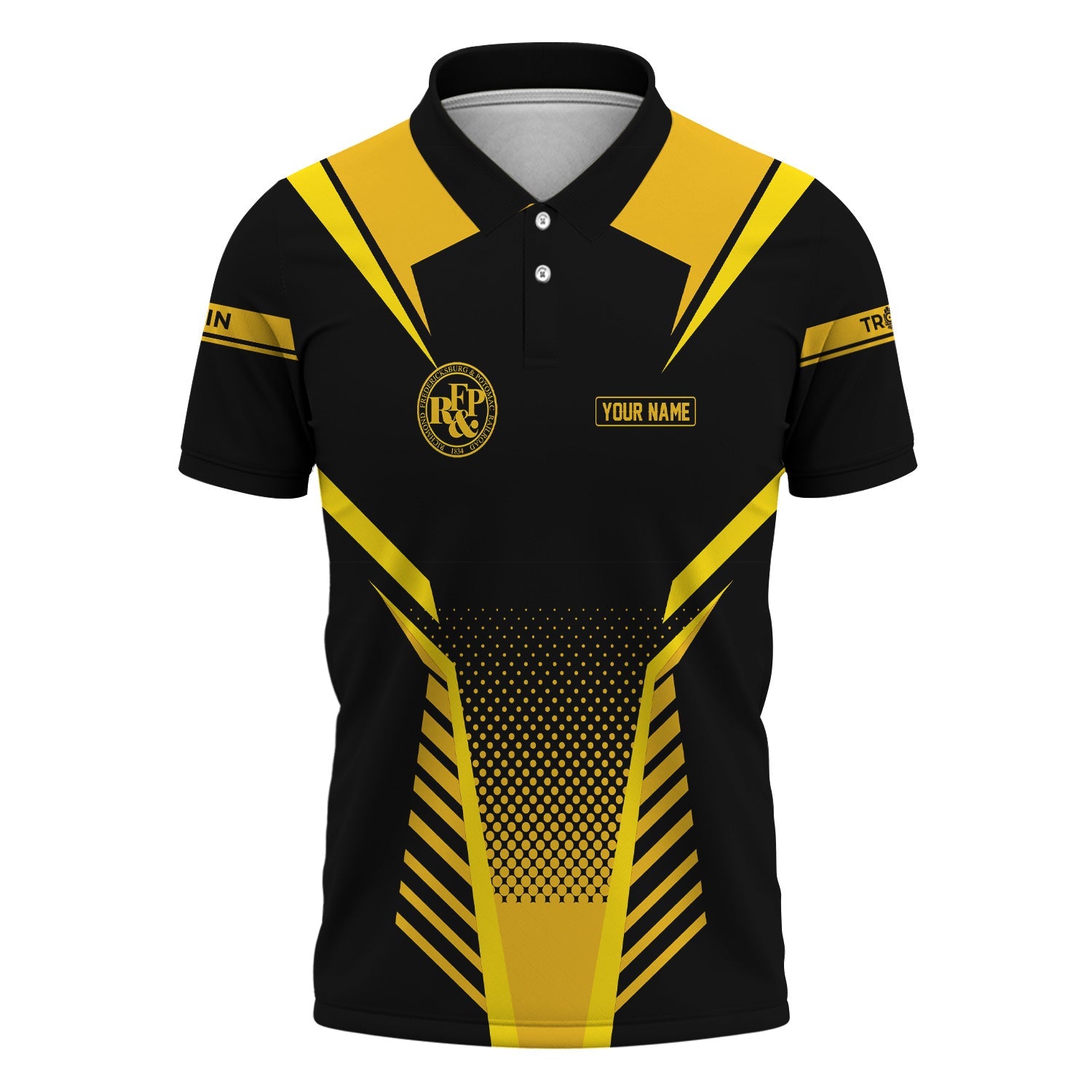 Railspirit Personalized Richmond, Fredericksburg And Potomac Railroad Polo Shirt Unisex Train Shirt All Over Print