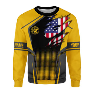 Railspirit Personalized Richmond, Fredericksburg And Potomac Railroad Sweatshirt American Eagle Vintage Train Shirt