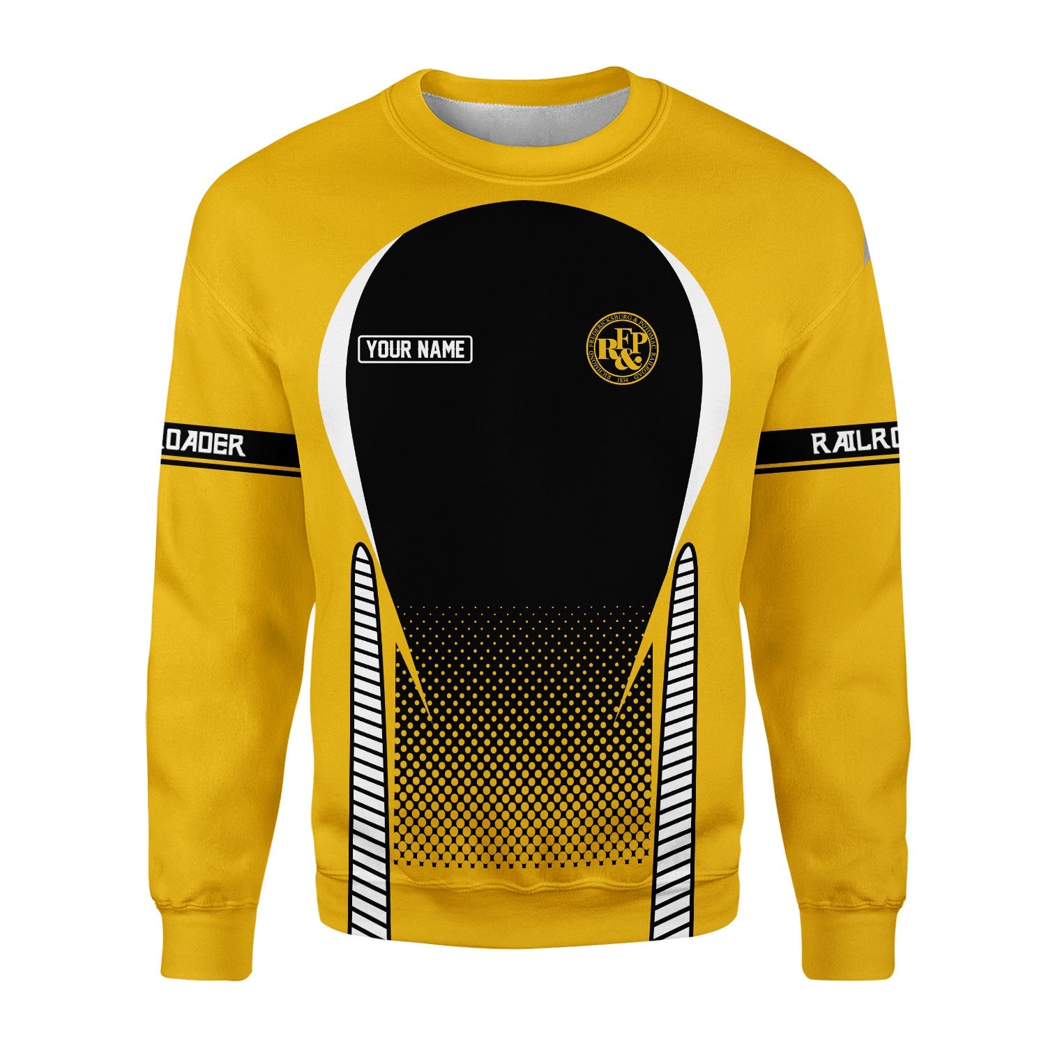 Railspirit Personalized Richmond, Fredericksburg And Potomac Railroad Sweatshirt Stress Is Caused By Not Having Enough Trains Shirt All Over Print Shirt