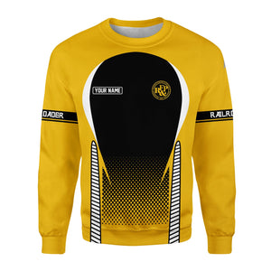 Railspirit Personalized Richmond, Fredericksburg And Potomac Railroad Sweatshirt Stress Is Caused By Not Having Enough Trains Shirt All Over Print Shirt