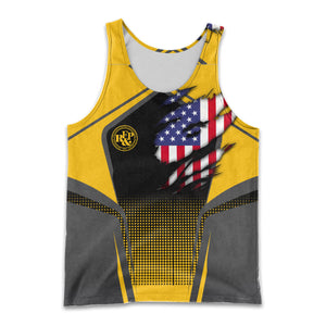 Railspirit Personalized Richmond, Fredericksburg And Potomac Railroad Men Tank Top American Eagle Vintage Train Shirt