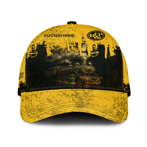 Railspirit Personalized Richmond, Fredericksburg And Potomac Railroad Classic Cap Vintage Train Art Style Cap For Locomotive Fans