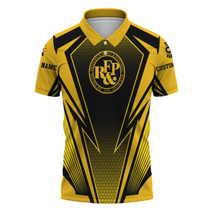 Railspirit Personalized Richmond, Fredericksburg And Potomac Railroad Polo Shirt Lightning Graphic Style Shirt Gift Idea For Train Lover