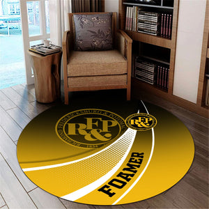 Railspirit Richmond, Fredericksburg And Potomac Railroad Round Mat Railway-Themed Style Mat Gift Idea For Trainspotter