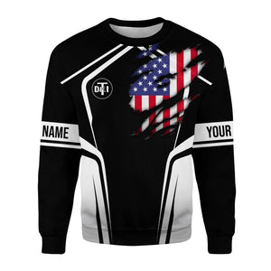 Railspirit Personalized Detroit Toledo And Ironton Railroad Sweatshirt American Eagle Vintage Train Shirt