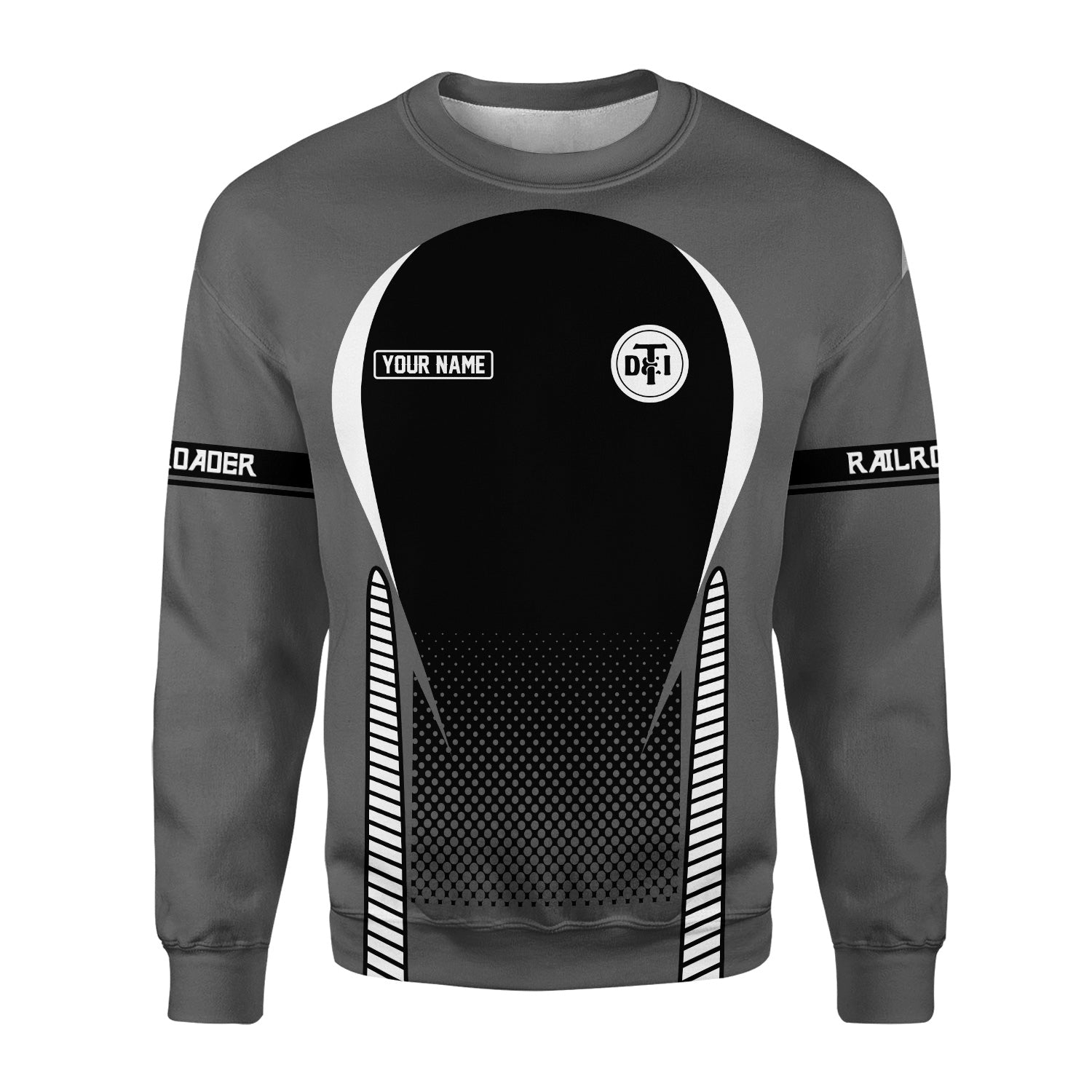 Railspirit Personalized Detroit Toledo And Ironton Railroad Sweatshirt Stress Is Caused By Not Having Enough Trains Shirt All Over Print Shirt