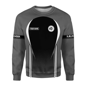 Railspirit Personalized Detroit Toledo And Ironton Railroad Sweatshirt Stress Is Caused By Not Having Enough Trains Shirt All Over Print Shirt