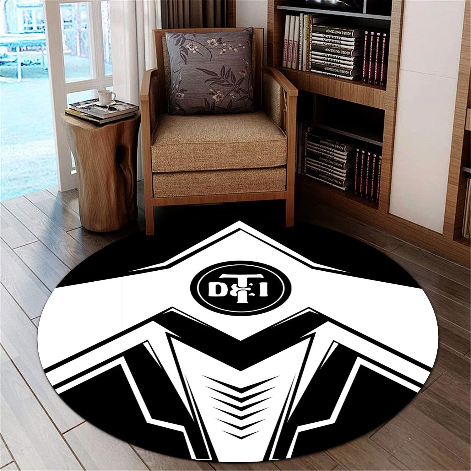 Railspirit Detroit Toledo And Ironton Railroad Round Mat Railway Trainspotter Style Mat Gift Idea For Foamers