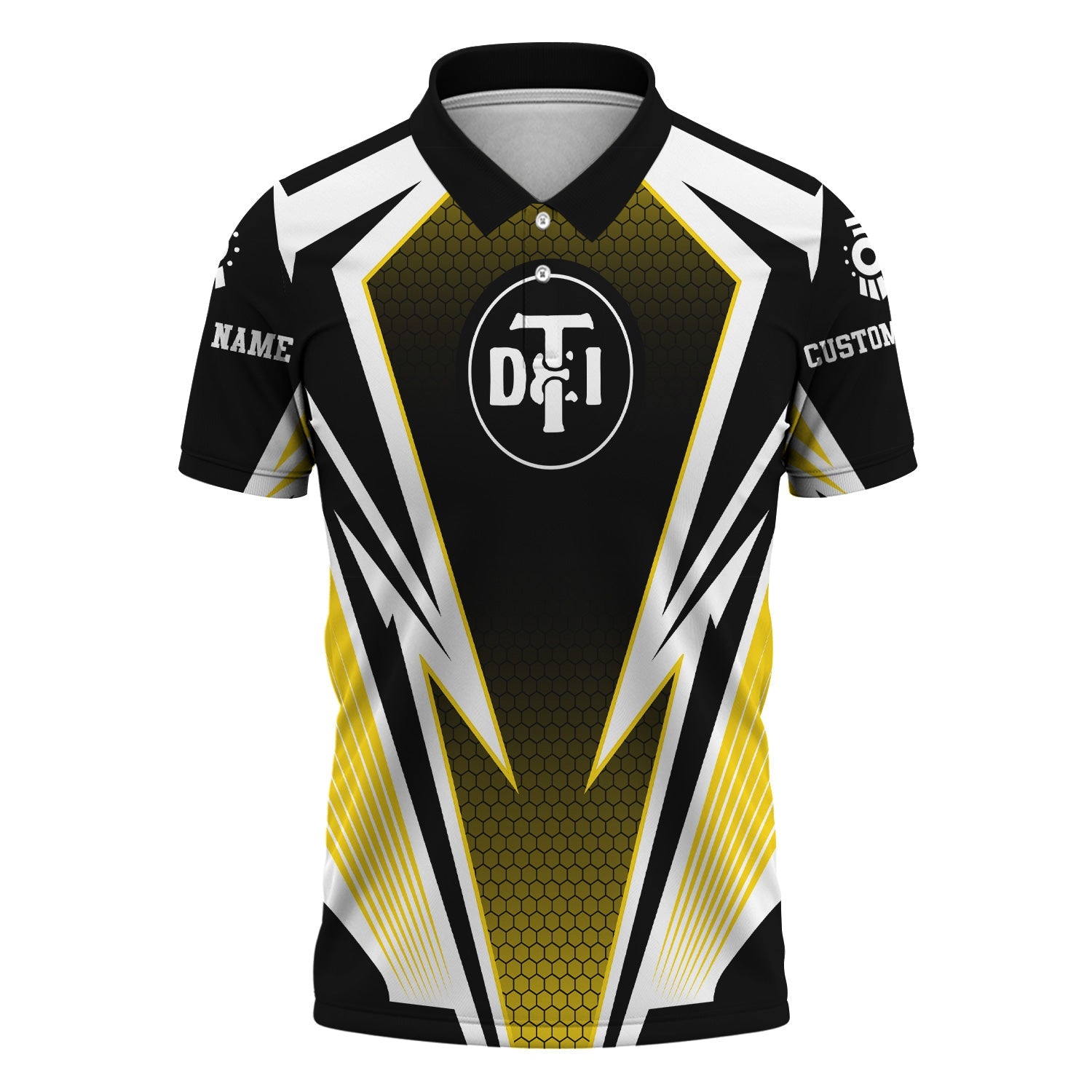 Railspirit Personalized Detroit Toledo And Ironton Railroad Polo Shirt Lightning Graphic Style Shirt Gift Idea For Train Lover