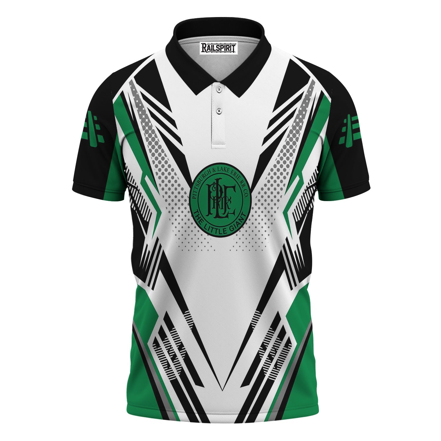 Railspirit Personalized Pittsburgh And Lake Erie Railroad Polo Shirt Railroad Tribute Design Train Shirt for Train Lovers