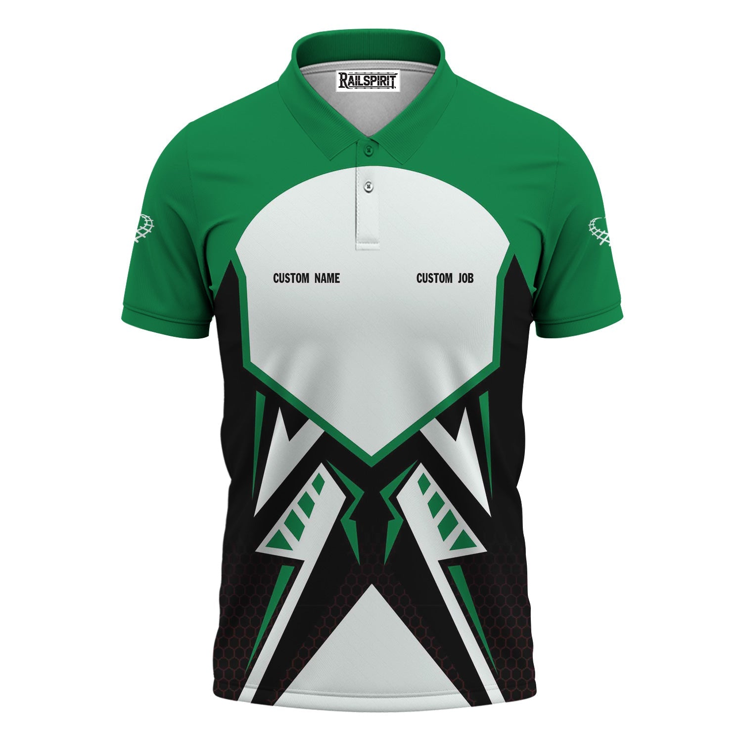 Railspirit Personalized Pittsburgh And Lake Erie Railroad Polo Shirt Vibriant Style with Custom Position Train Shirt