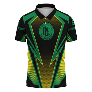 Railspirit Personalized Pittsburgh And Lake Erie Railroad Polo Shirt Lightning Graphic Style Shirt Gift Idea For Train Lover