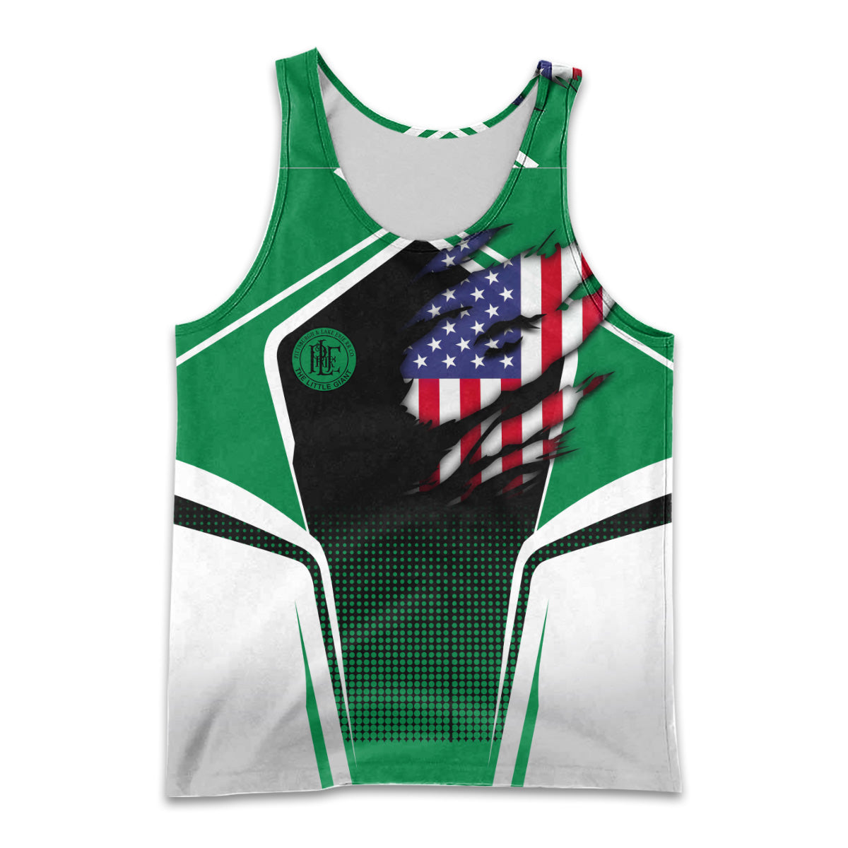 Railspirit Personalized Pittsburgh And Lake Erie Railroad Men Tank Top American Eagle Vintage Train Shirt