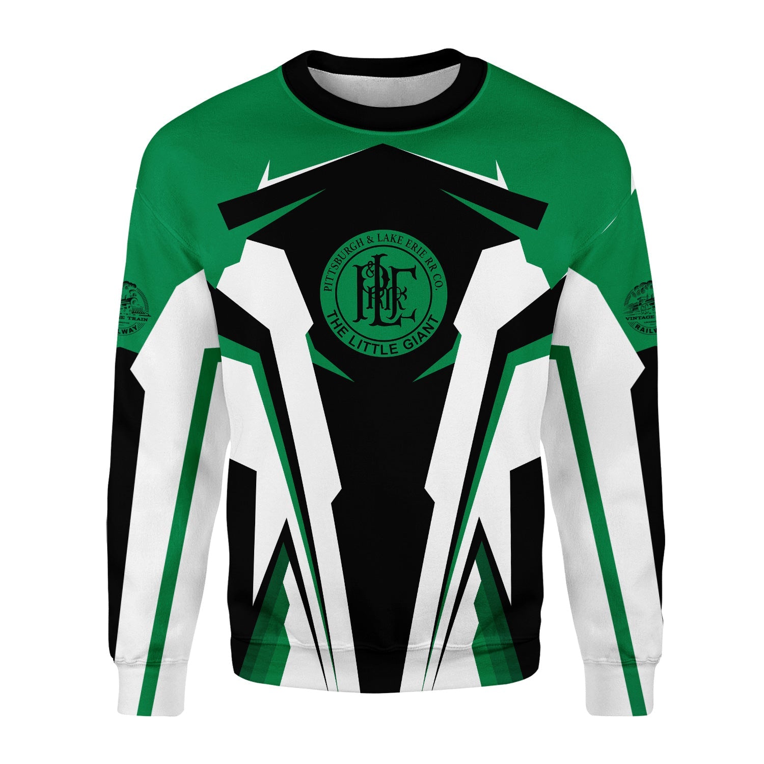 Railspirit Personalized Pittsburgh And Lake Erie Railroad Sweatshirt Strong Line Style Train Unisex Shirt All Over Print