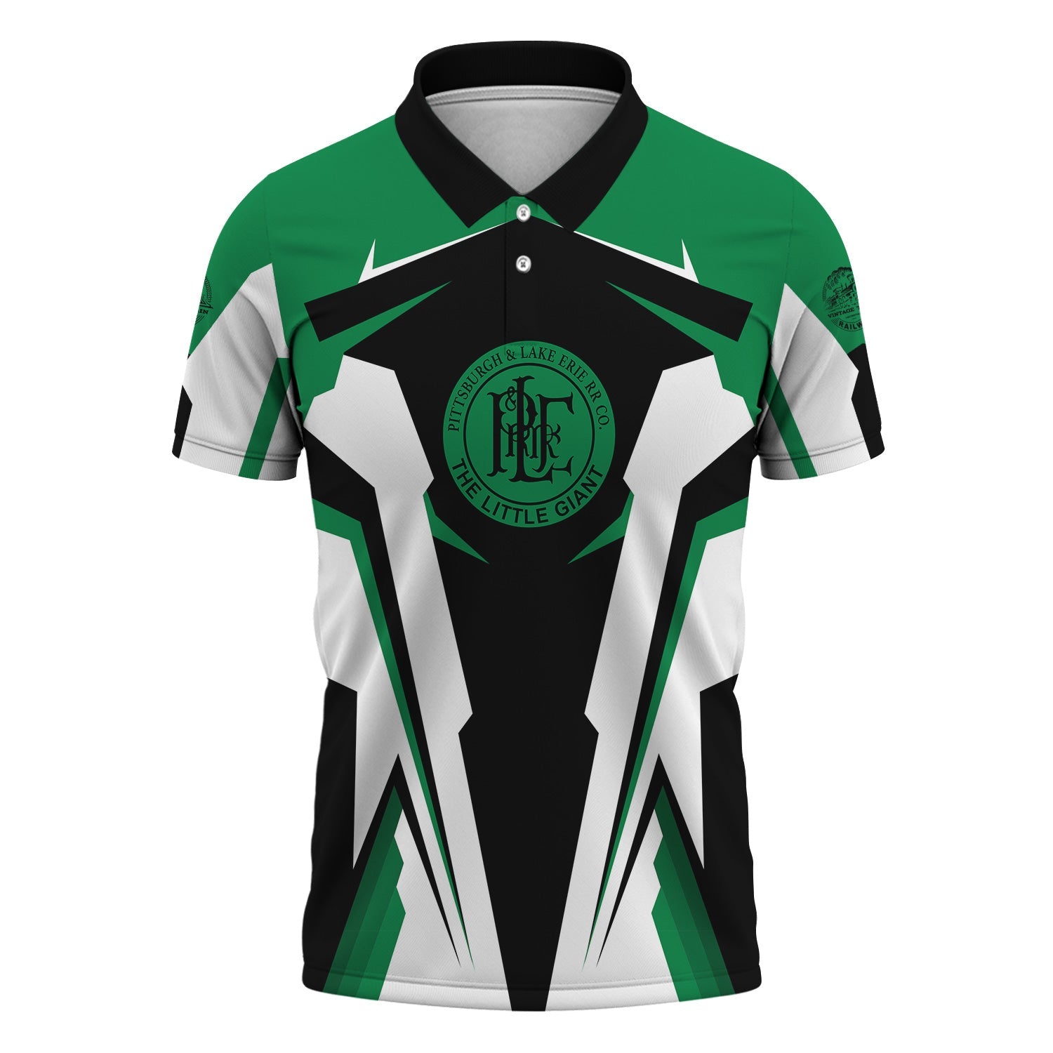 Railspirit Personalized Pittsburgh And Lake Erie Railroad Polo Shirt Strong Line Style Train Unisex Shirt All Over Print