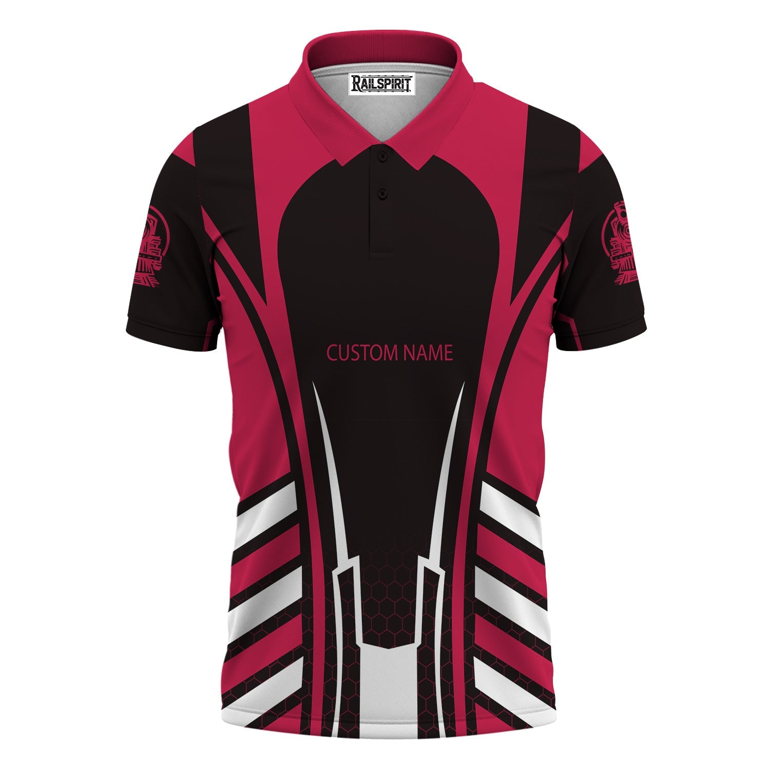 Railspirit Personalized Durango And Silverton Narrow Gauge Railroad Polo Shirt Striped Railroad Style Train Shirt All Over Print