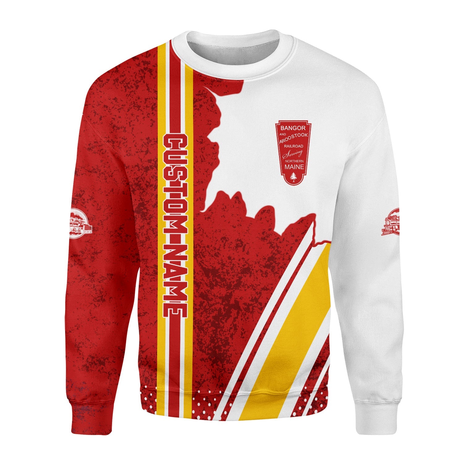 Railspirit Personalized Bangor And Aroostook Railroad Sweatshirt All Over Printed Unisex Shirt