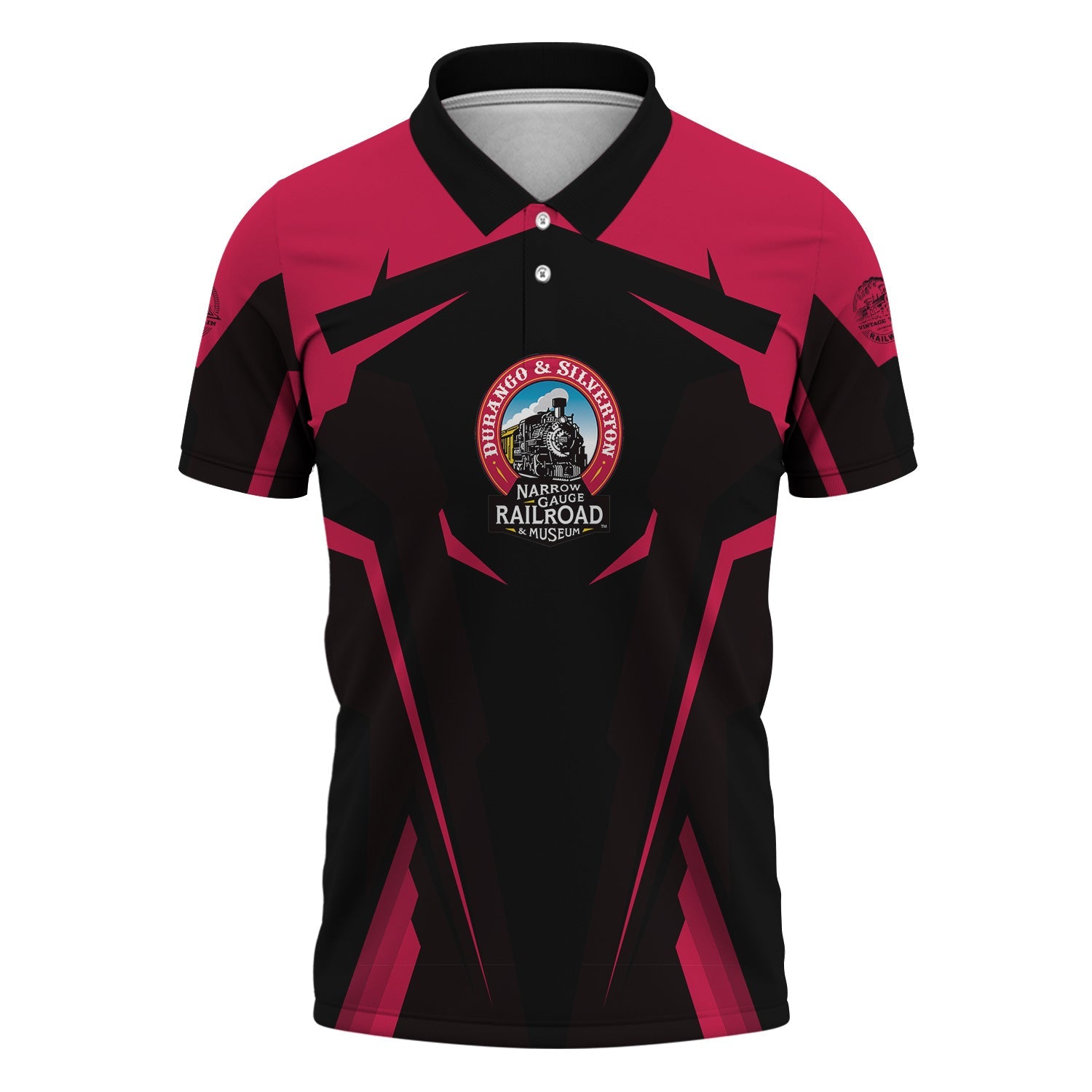 Railspirit Personalized Durango And Silverton Narrow Gauge Railroad Polo Shirt Strong Line Style Train Unisex Shirt All Over Print