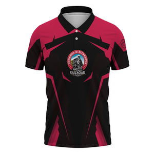 Railspirit Personalized Durango And Silverton Narrow Gauge Railroad Polo Shirt Strong Line Style Train Unisex Shirt All Over Print