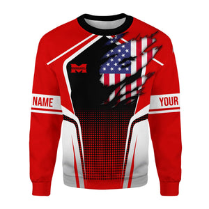 Railspirit Personalized Monongahela Railroad Sweatshirt American Eagle Vintage Train Shirt