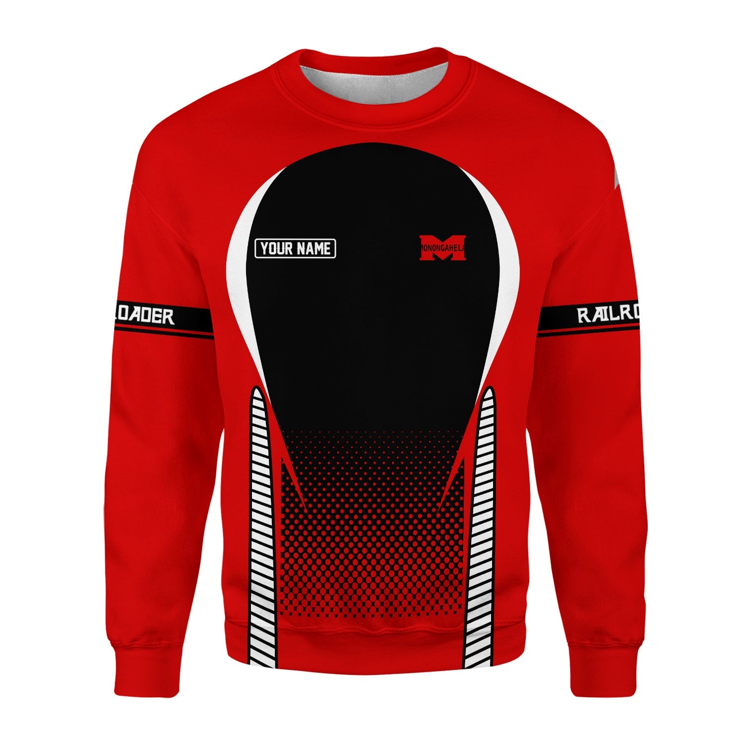 Railspirit Personalized Monongahela Railroad Sweatshirt Stress Is Caused By Not Having Enough Trains Shirt All Over Print Shirt