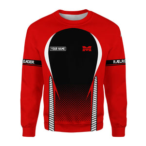 Railspirit Personalized Monongahela Railroad Sweatshirt Stress Is Caused By Not Having Enough Trains Shirt All Over Print Shirt