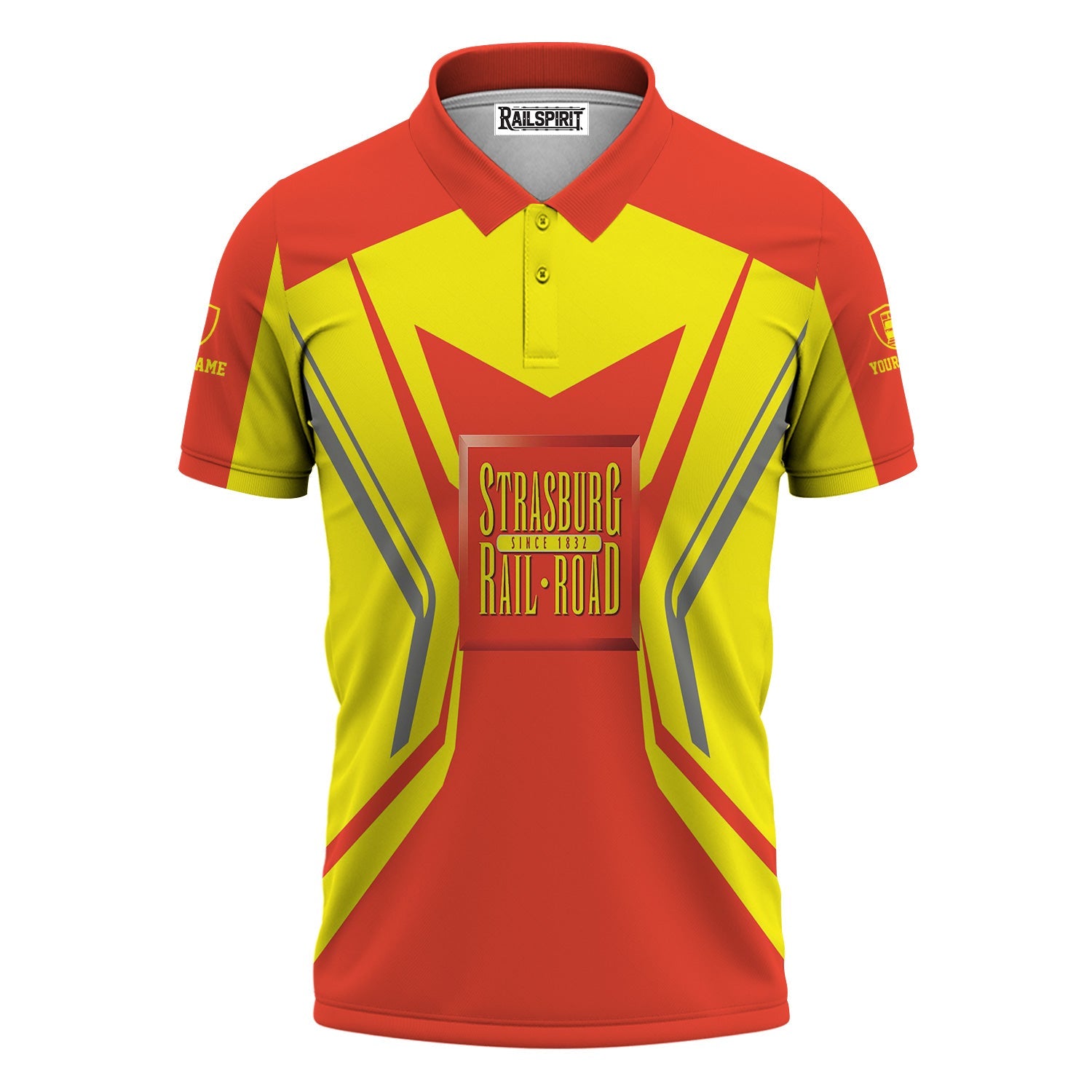Railspirit Personalized Strasburg Railroad Polo Shirt Unique Style with Custom Job Train Shirt