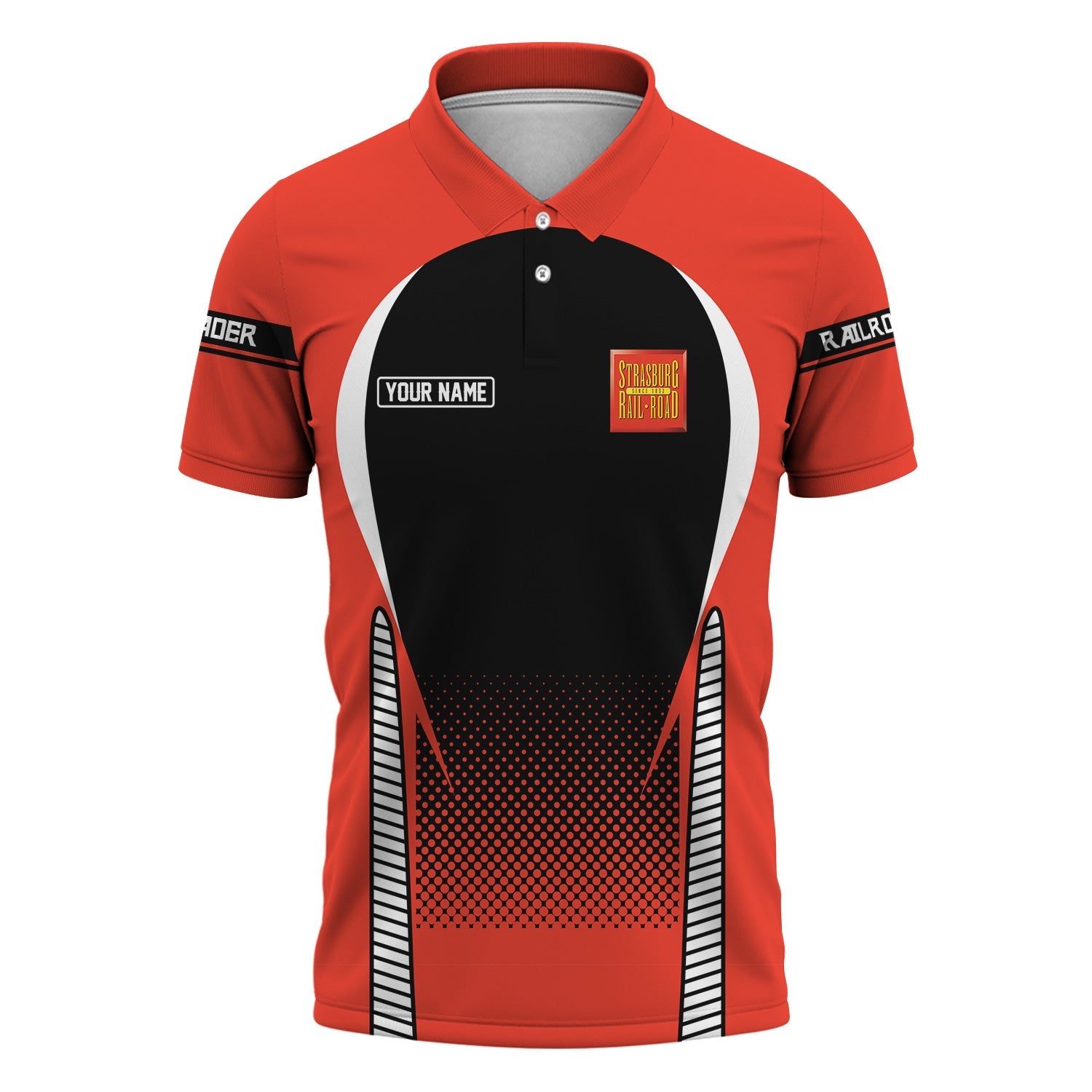 Railspirit Personalized Strasburg Railroad Polo Shirt Stress Is Caused By Not Having Enough Trains Shirt All Over Print