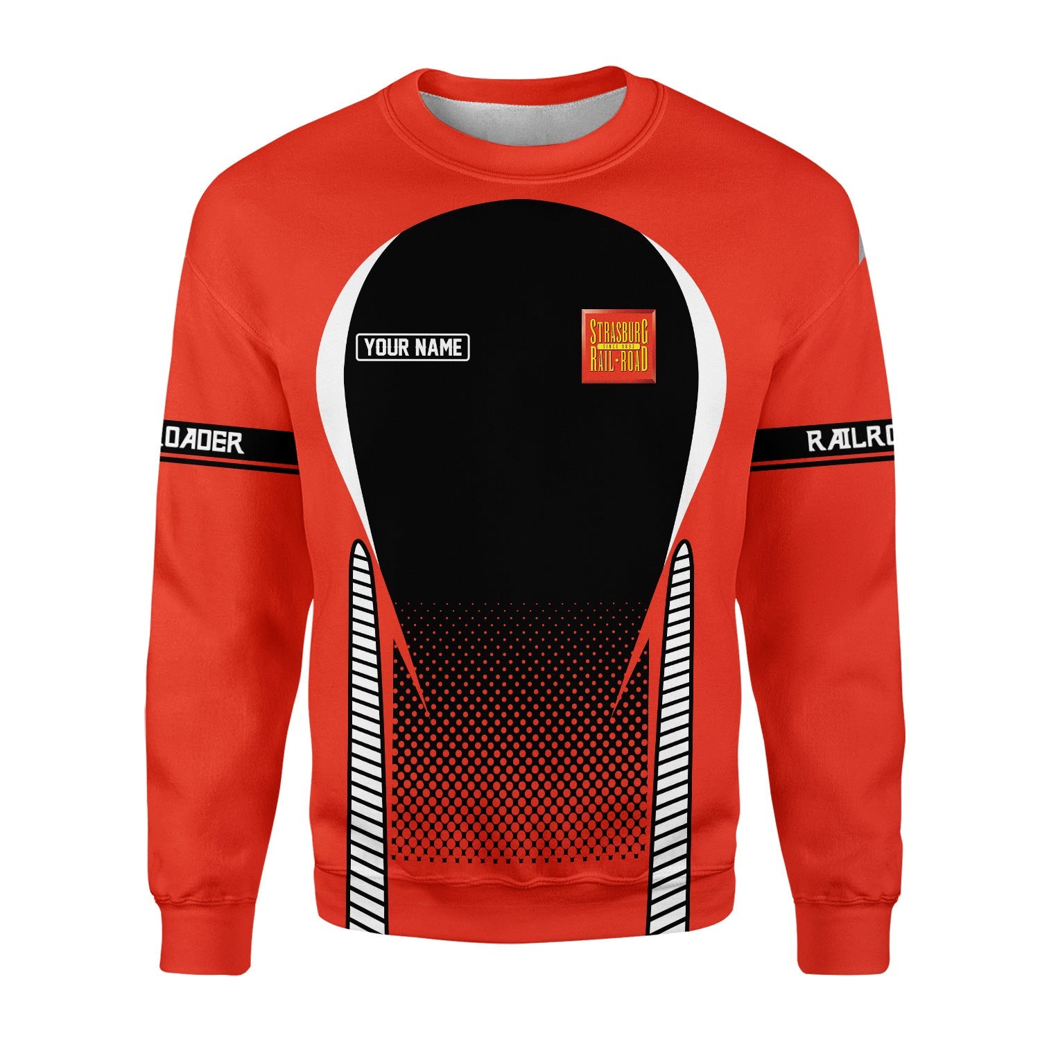 Railspirit Personalized Strasburg Railroad Sweatshirt Stress Is Caused By Not Having Enough Trains Shirt All Over Print Shirt