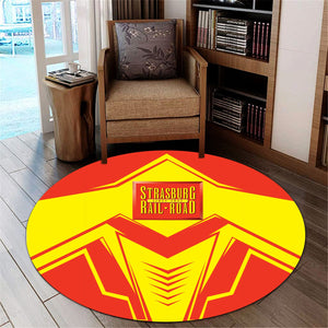 Railspirit Strasburg Railroad Round Mat Railway Trainspotter Style Mat Gift Idea For Foamers