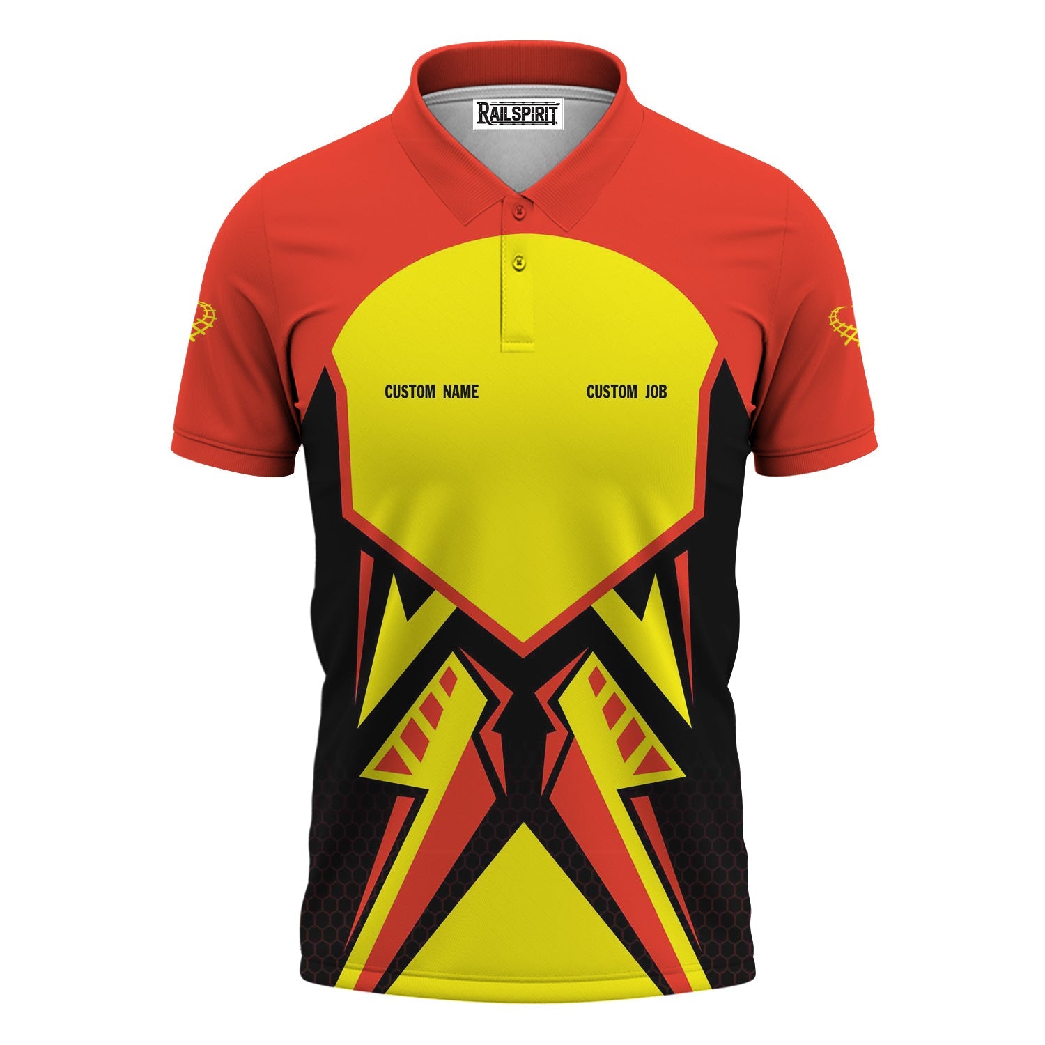 Railspirit Personalized Strasburg Railroad Polo Shirt Vibriant Style with Custom Position Train Shirt