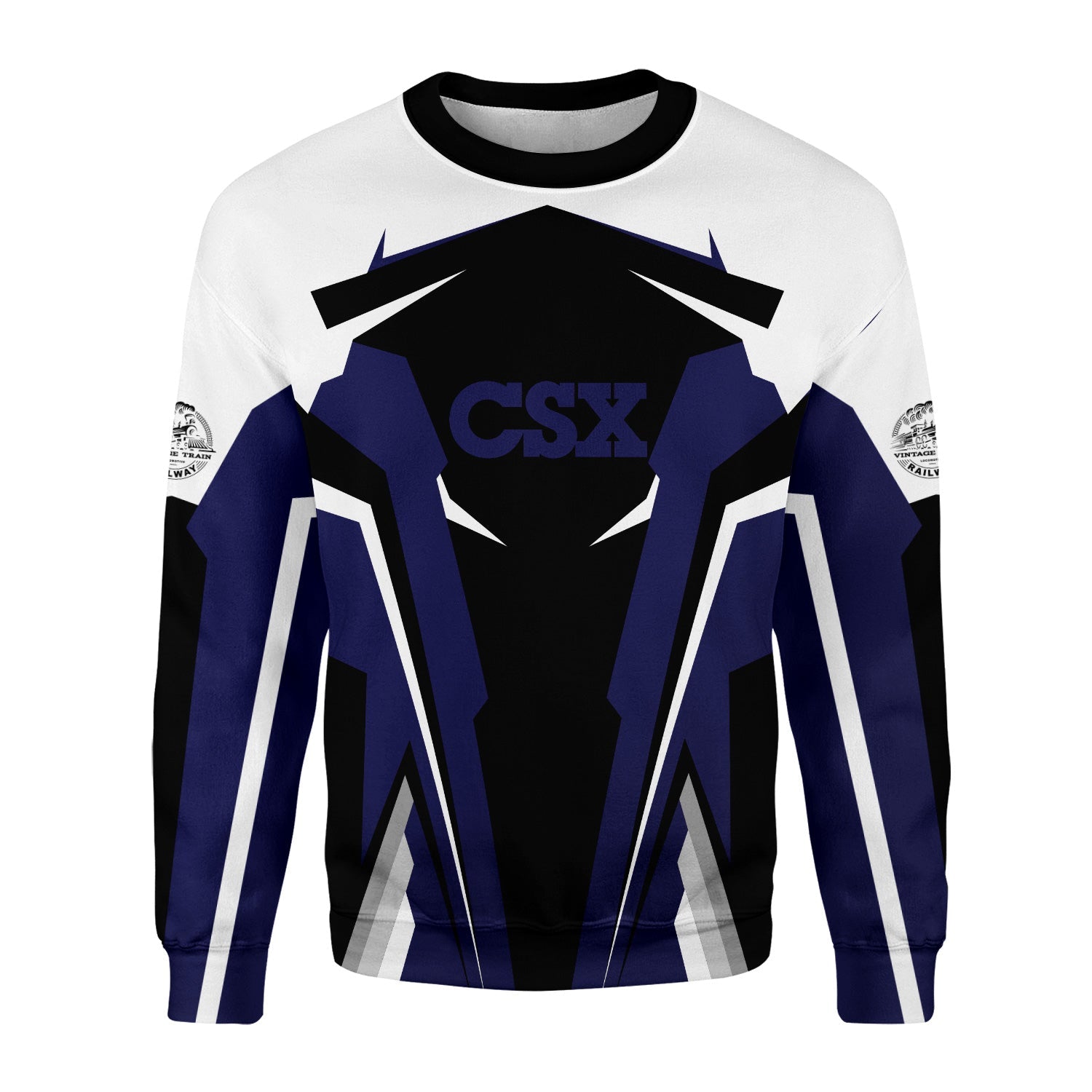 Railspirit Personalized CSX Transportation Railroad Sweatshirt Strong Line Style Train Unisex Shirt All Over Print