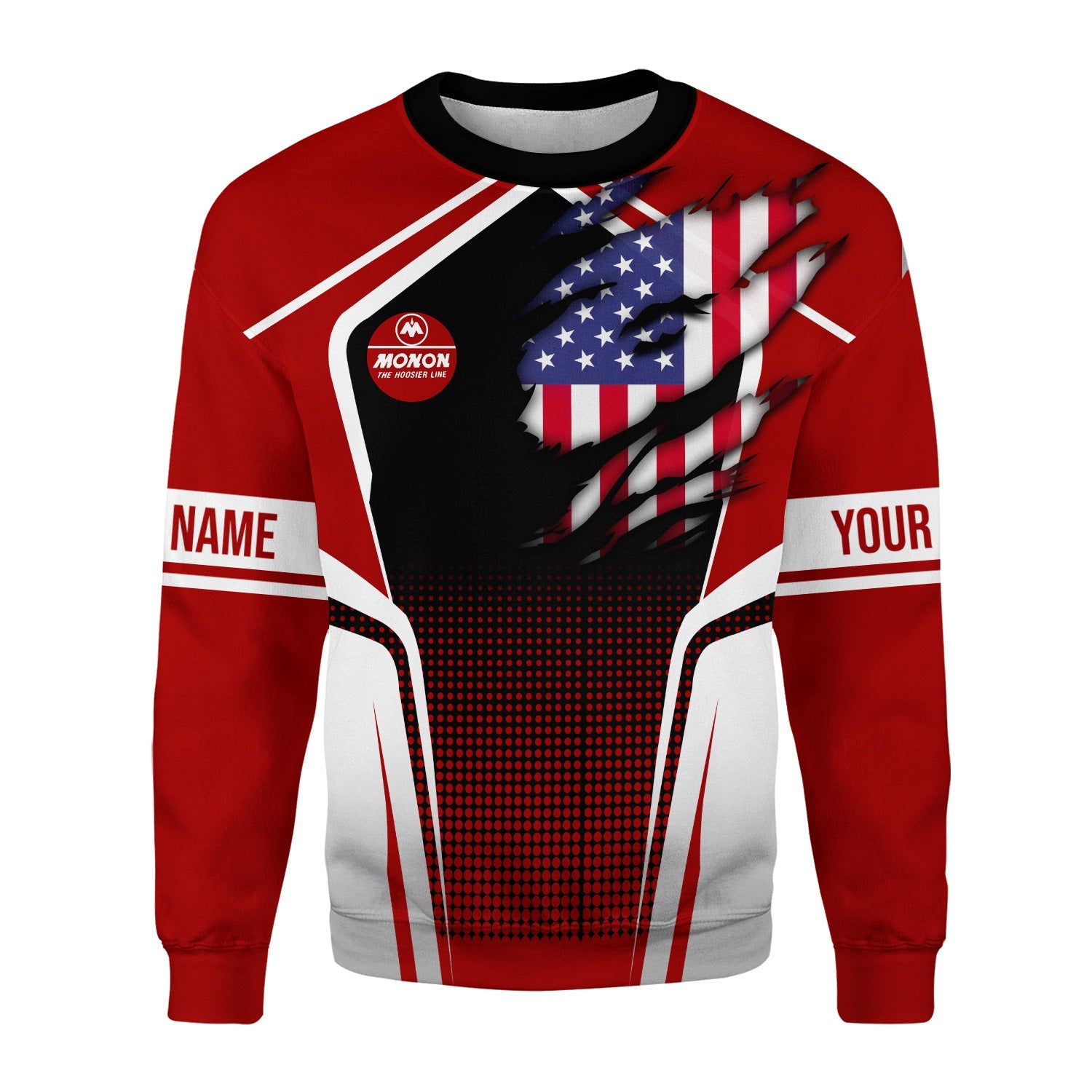 Railspirit Personalized Monon Railroad Sweatshirt American Eagle Vintage Train Shirt