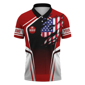 Railspirit Personalized Monon Railroad Polo Shirt American Eagle Vintage Train Shirt