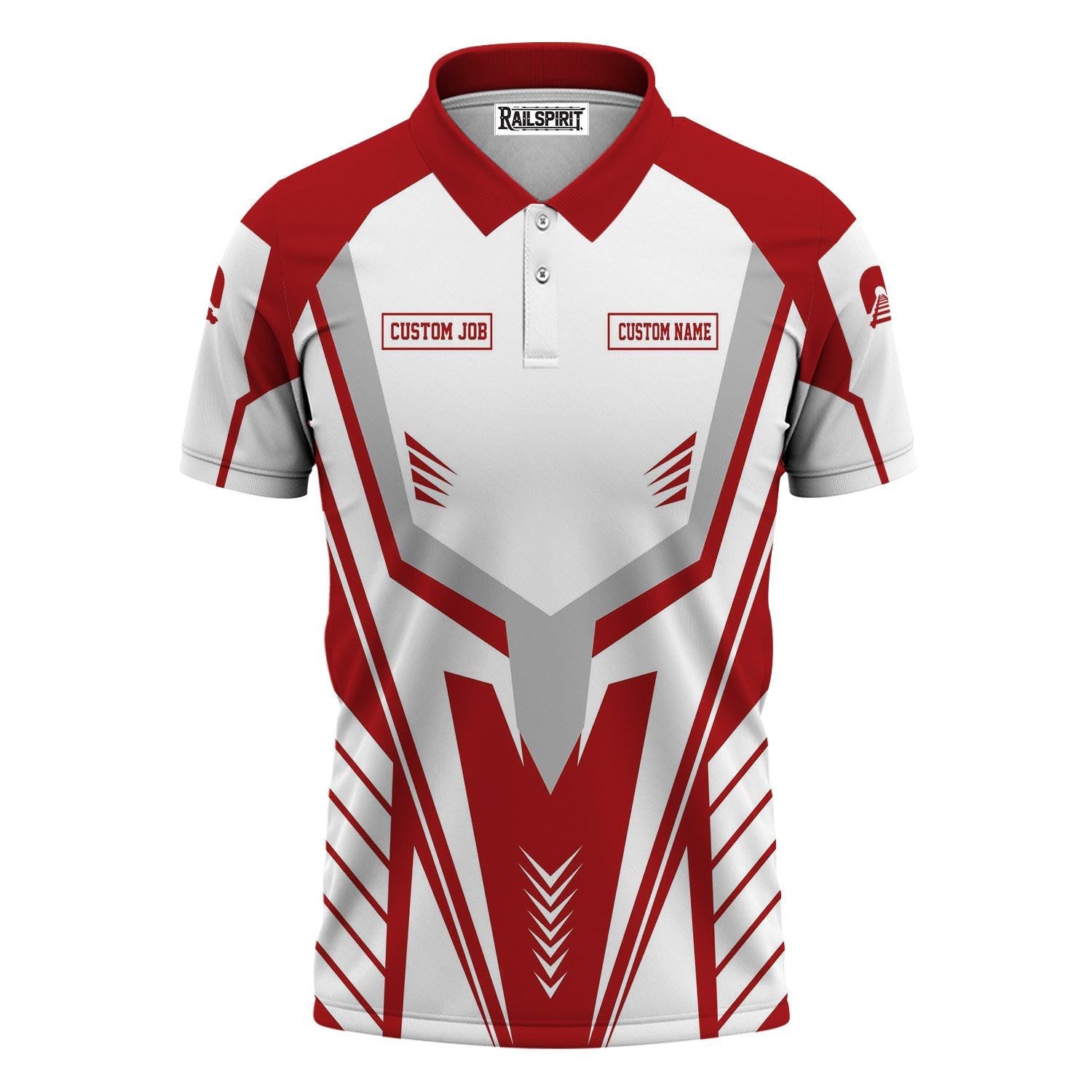 Railspirit Personalized Monon Railroad Polo Shirt Workwear-Inspired with Custom Position Train Shirt