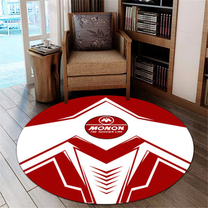 Railspirit Monon Railroad Round Mat Railway Trainspotter Style Mat Gift Idea For Foamers