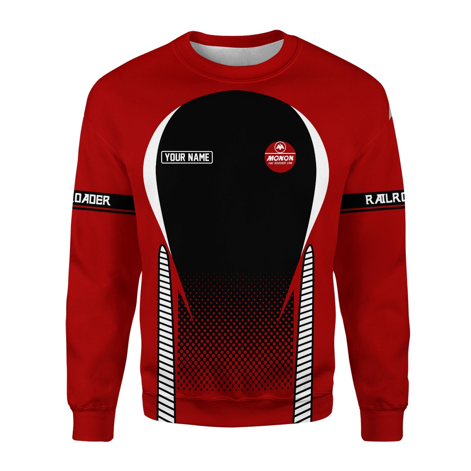 Railspirit Personalized Monon Railroad Sweatshirt Stress Is Caused By Not Having Enough Trains Shirt All Over Print Shirt