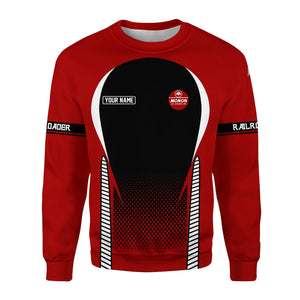 Railspirit Personalized Monon Railroad Sweatshirt Stress Is Caused By Not Having Enough Trains Shirt All Over Print Shirt