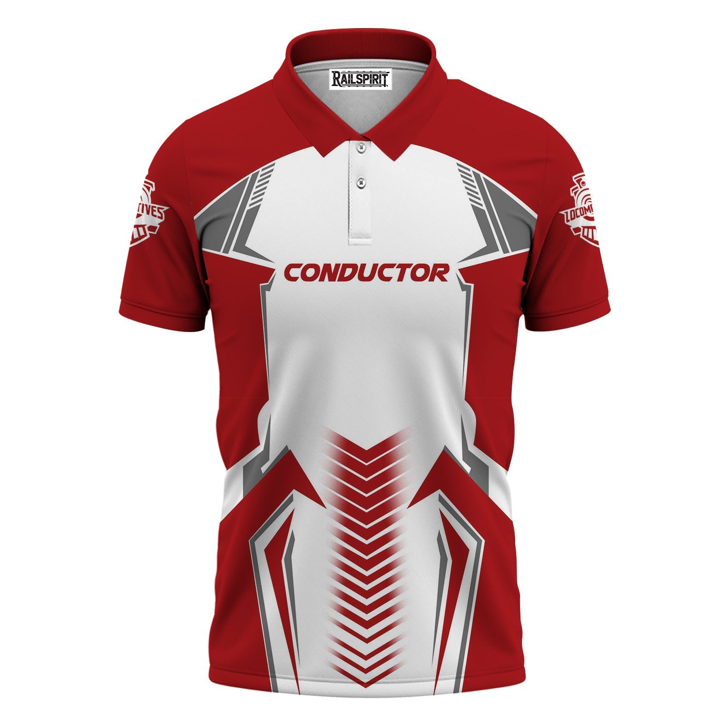 Railspirit Personalized Monon Railroad Polo Shirt Standout Style with Custom Position Train Shirt