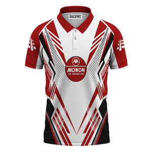 Railspirit Personalized Monon Railroad Polo Shirt Railroad Tribute Design Train Shirt for Train Lovers