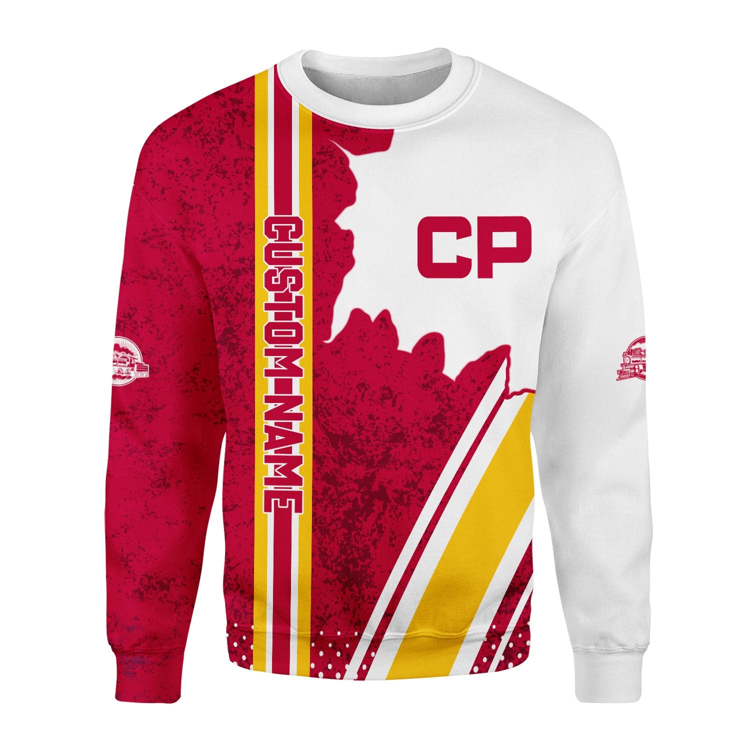 Railspirit Personalized Canadian Pacific Railroad Sweatshirt All Over Printed Unisex Shirt