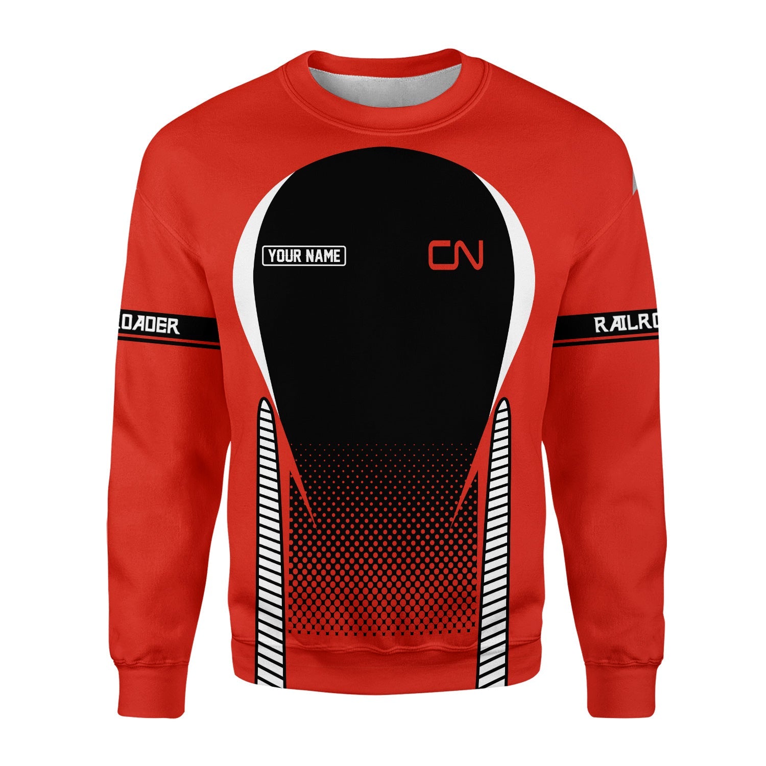 Railspirit Personalized Canadian National Railroad Sweatshirt Stress Is Caused By Not Having Enough Trains Shirt All Over Print Shirt