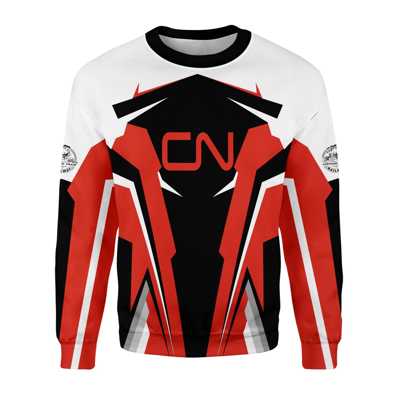 Railspirit Personalized Canadian National Railroad Sweatshirt Strong Line Style Train Unisex Shirt All Over Print