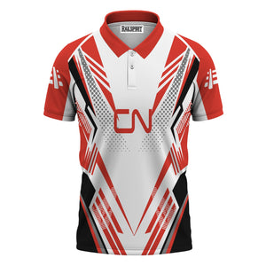 Railspirit Personalized Canadian National Railroad Polo Shirt Railroad Tribute Design Train Shirt for Train Lovers