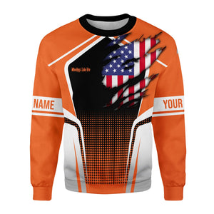 Railspirit Personalized Wheeling And Lake Erie Railroad Sweatshirt American Eagle Vintage Train Shirt