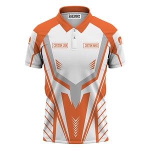 Railspirit Personalized Wheeling And Lake Erie Railroad Polo Shirt Workwear-Inspired with Custom Position Train Shirt