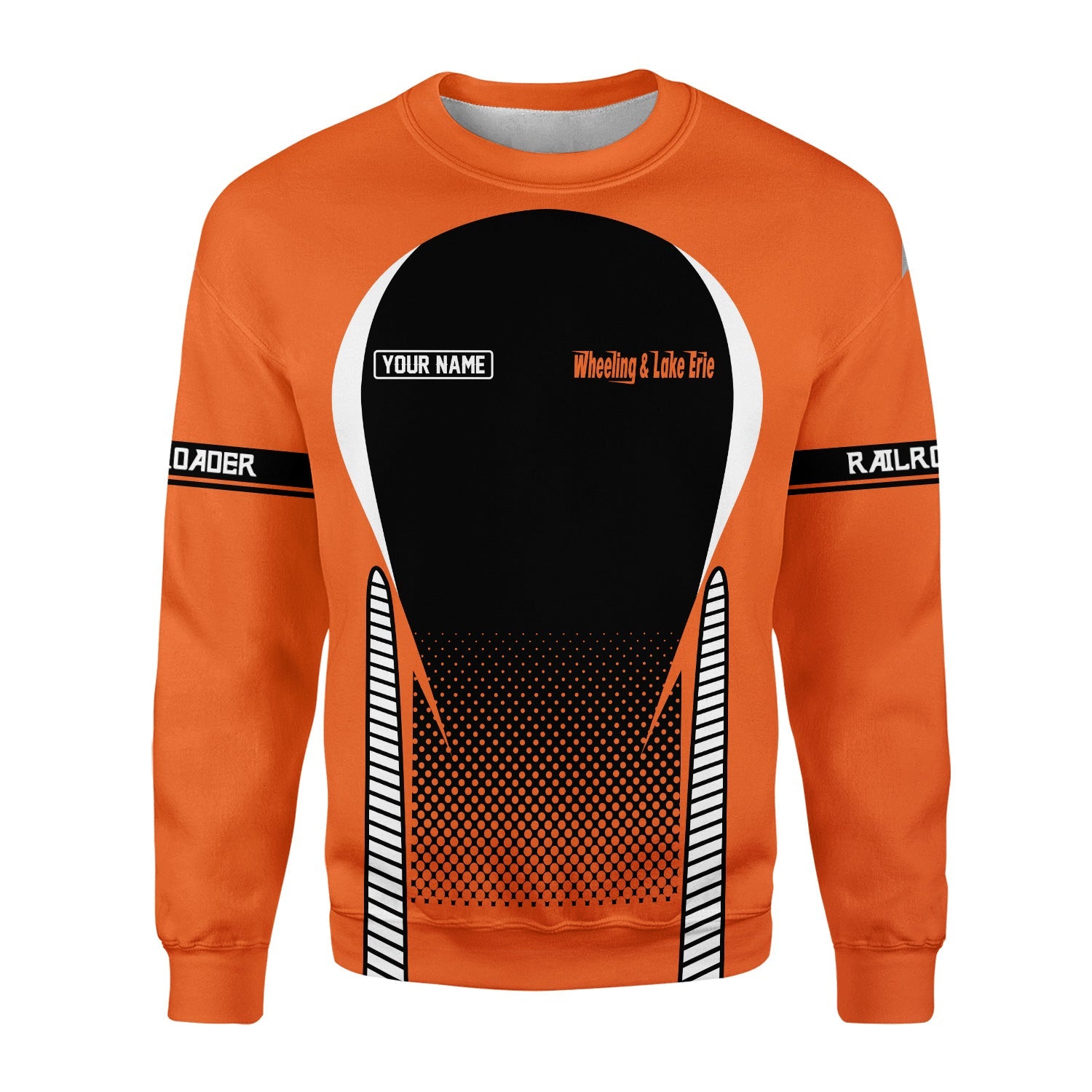 Railspirit Personalized Wheeling And Lake Erie Railroad Sweatshirt Stress Is Caused By Not Having Enough Trains Shirt All Over Print Shirt