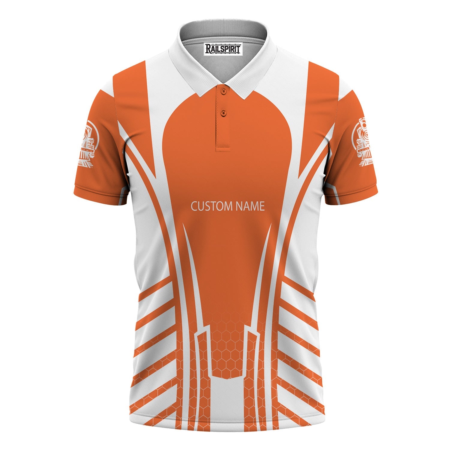 Railspirit Personalized Wheeling And Lake Erie Railroad Polo Shirt Striped Railroad Style Train Shirt All Over Print